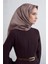 Klasik Desenli Saf Ipek Twill Eşarp 9428D 37 2