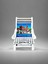 Antalya Temalı Kabartmalı Polyester Magnet 6cm x 8cm Mavi 1