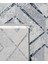 Melvina Geometrik Mavi Polyester Dikdörtgen Modern Desenli Akrilik Hav Vermeyen Leke Tutmayan Kolay Temizlenen Yumuşak Makine Salon Yolluk Mutfak Halı 2