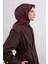 Soyut Desenli Saf Ipek Twill Eşarp 9405D 80 2