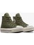 Chuck Taylor All Star Lift Unisex Yeşil Süet Platform Sneaker 2