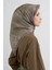 Klasik Desenli Saf Ipek Twill Eşarp 9428D 32 1