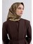Çiçek Desenli Saf Ipek Twill Eşarp 9409D 06 2
