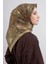 Çiçek Desenli Saf Ipek Twill Eşarp 9409D 06 3