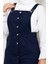 Boydan Düğmeli Gabardin Jile 1552 - Lacivert 2