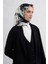 Geometrik Desenli Saf Ipek Twill Eşarp 9442D 01 2