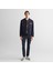 Erkek Lacivert Oversize Fit Hakim Yaka Logolu Ceket 3