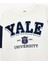 Uzun Kollu Rahat Kesim Bisiklet Yaka Şardonlu Nakışlı Lisanslı Yale Sweatshirt 3
