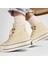 Chuck Taylor All Star Lift Platform Weatherized Leather Unisex Krem Deri Bot 5