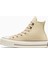 Chuck Taylor All Star Lift Platform Weatherized Leather Unisex Krem Deri Bot 6