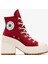 Chuck 70 De Luxe Heel Unisex Kırmızı Platform Sneaker 1