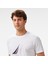 Erkek Beyaz Regular Fit Baskılı T-Shirt 4