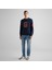 Erkek Lacivert Relaxed Fit Bisiklet Yaka Logolu Kazak 4
