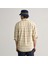 Erkek Bej Oversize Fit Klasik Yaka Kareli Gömlek 3