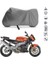 | Aprilia Tuono 1000 R Bağlantı Tokalı Uyumlu Solarblock Prime Uyumlu Motosiklet Brandası | Su Geçirmez, %99 UV, Yansıtıcı Gümüş Üst, 360° Lastikli, Taşıma Çantalı 2