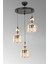 ESSLİGHT LİNA 3 LÜ SARKIT AVİZE KRİSTAL TAŞLI MODERN DEKORATİF AYDINLATMA 3