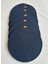 Yuvarlak Supla Lacivert 33CM 6lı 2