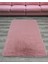 Waymon Düz Pembe Polyester Daire Modern Desenli Akrilik Hav Vermeyen Leke Tutmayan Kolay Temizlenen Yumuşak Makine Salon Yolluk Mutfak Halı 4