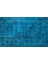 Ikat Mavi Ikat Ipek Modern Desenli Yün Hav Toz Vermez Leke Tutmayan Salon Yolluk Mutfak El Dokuma Halı 4