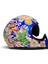 Fullface Seventyseven Flower Power Kapalı Motosiklet Kaskı 1