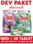 "büyük Ekonomi Paketi ; 18 kg Toz Çamaşır Deterjanı, Bulaşık Makinesi Tableti 30 Adet 1