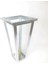 Çok Amaçlı Metal Çiçeklik Mumluk Camlı Galvaniz Vazo 4