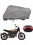 | Ducati Scrambler Icon Arka Çanta Bağlantı Tokalı Uyumlu Solarblock Uyumlu Motosiklet Brandası | Su Geçirmez, %99 UV, Yansıtıcı Gümüş Üst 1