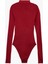 Slim Fit Uzun Kollu Dik Yaka Bodysuit 2