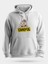Yavru Kediler ve Kelebek Baskılı Unisex Kapüşonlu Sweatshirt 1