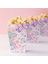 Kelebek Desenli Karton Popcorn Kutusu, 8 Adet, 11.5x8.5x6.5 Cm, Pembe Çiçek Desenli 3