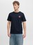 Jack Jones Küçük Yazı Logolu Erkek Tişört 12279100 2