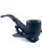 Bent Billiard Briar (Gül Kökü) 9 mm Filtreli El Yapımı Pipo - 2638 4