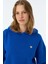 Panda Supersoft Crop Hoodie - Saks Mavi 2