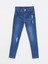 Lcw Kids Indigo Basic Kız Çocuk Jean Pantolon 1