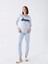 Lcw Dream Mavi Bisiklet Yaka Nakışlı Uzun Kollu Kadın Pijama Takımı 1