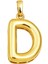 D Harfi Balon 14 Ayar Altın Kolye Ucu 1
