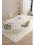 ​​​​​​mazaka Beyaz Mermer 80X132AÇILABILIR Mdf Masa Yemek Odası Takımı,mutfak Takımı 4 Adet Sandalye 2