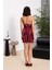 Saten Gecelik Sabahlık Pijama Takım Şort Takım 6'lı Gelin Çeyiz Seti - 6035 5