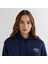 Kadın Lacivert Relaxed Fit Kapüşonlu Logolu Sweatshirt 4