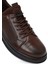 Erkek Kahverengi Bağcıklı Deri Sneaker 25WFD676026 9