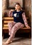 Nisanca Büyük Beden Peluş Polar Pijama Takımı- Kışlık Büyük Beden Kadın Pijama 1