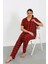 Büyük Beden Kısa Kollu Milan Gömlek Pijama Takımı- Genç Anne Serisi 8