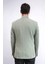 Haki Yeşil Kendinden Desenli Örme Altın Renk Metal Düğmeli Slim Fit Erkek Blazer Ceket - Wessi 7