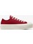 Chuck Taylor All Star Lift Hearts Unisex Kırmızı Platform Sneaker 1