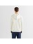 Erkek Krem Regular Fit Kapüşonlu Logolu Sweatshirt 2