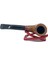 Bent Apple Briar (Gül Kökü) 9 mm Filtreli El Yapımı Pipo - 2643 3