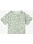 Kız Çocuk Yeşil Regular Fit Baskılı T-Shirt 1