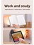 Profesyonel Kitap Okuma Tutucu Şeffaf Ders Çalışma Sunum Standı iPad ile Uyumlu Çizim Kitap Okuma Katlanabilir Ahşap Tabanlı Ayarlanabilir Tutucu 3