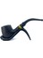 Bent Apple Briar (Gül Kökü) 9 mm Filtreli El Yapımı Pipo - 2641 1