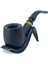 Bent Apple Briar (Gül Kökü) 9 mm Filtreli El Yapımı Pipo - 2641 2
